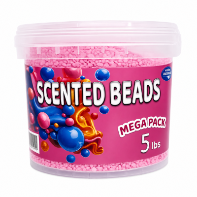 Scented beads 5lb Pink ( April Fresh ) wholesale