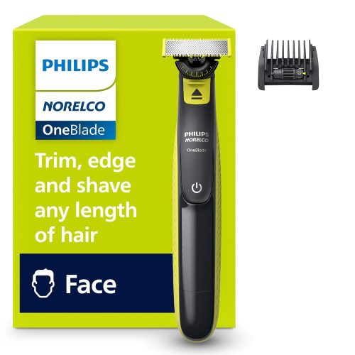 Philips Norelco OneBlade 360 Hybrid Face, Electric Beard Trimmer and Shaver QP2724/90