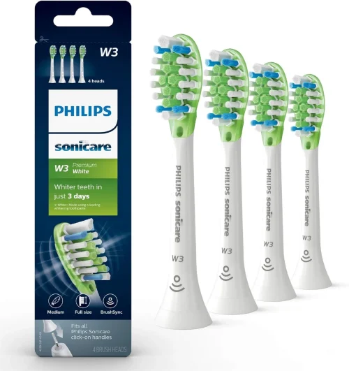 Philips Sonicare W3 Brush Heads 4pcs White HX9064/65