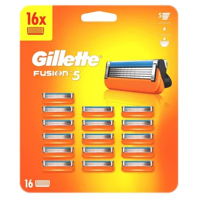 Gillette Fusion5 Razor Blades 16 Original Replacement Blades wholesale