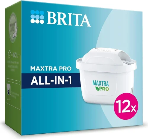 BRITA Maxtra Pro All-In-1 filter cartridges, pack of 12