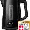 Philips Kettle - 1.7 L Capacity with Control Indicator, Pirouette Base, Black (HD9318/20)