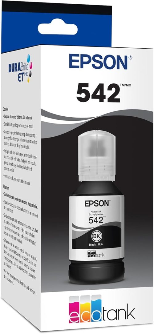 EPSON 542 EcoTank Ink Ultra-high Capacity Bottle Black (T542120-S)