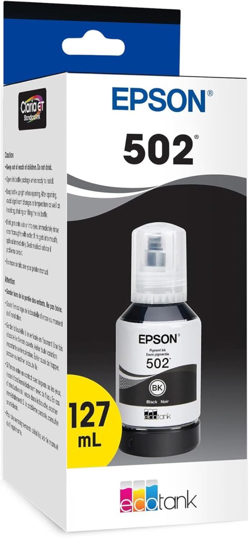 EPSON 502 EcoTank Ink Ultra-high Capacity Bottle Black T502120-S