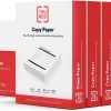 TRU RED Copy Paper, 8.5" x 11" Sheet Size, 92 Brightness, 20 lbs., Smooth Finish White Paper (500 Sheets/Ream, 5 Reams/Carton)