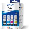 Epson original Eco Tank T544 Ink Bottle Kit - Magenta, Yellow, Cyan, Black