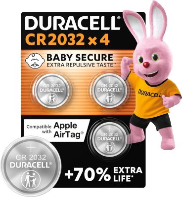 Duracell Specialty 2032 Lithium Button Batteries (CR2032 / DL2032) 3V Pack of 4 wholesale