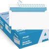 Aimoh #10 Security Self Seal Envelopes – 500 Qty |No Window, EnveGuard, 4⅛ x 9½", White, 24 LB, 500 Count (34100-500)
