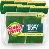 Scotch-Brite Heavy Duty Scrub Sponge, 6 Kitchen Sponges