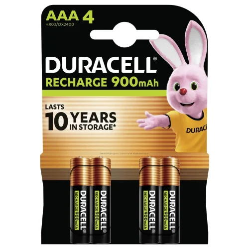 Duracell StayCharged HR03 AAA battery (rechargeable) NiMH 900 mAh 1.2 V 4 pack