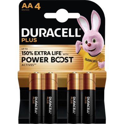 Duracell Plus Power Boost Mignon AA battery 4 pack wholesale