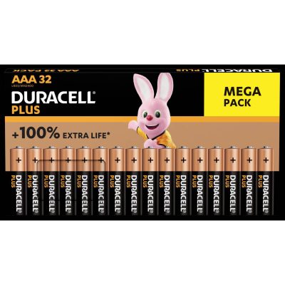Duracell Plus AAA BP32 AAA battery 32 pack wholesale
