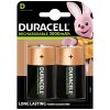 Duracell PreCharged D battery (rechargeable) NiMH 3000 mAh 1.2 V 2 pack