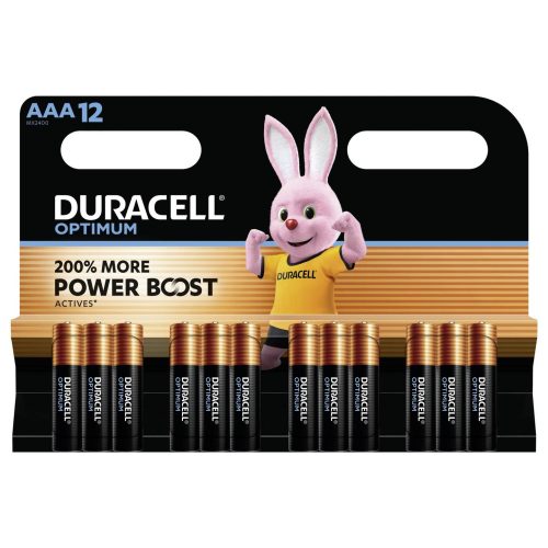 Duracell Optimum AAA battery Alkali-manganese 1.5 V 12 pack