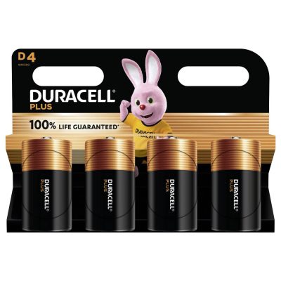 Duracell Plus D K4 D battery 4 pack wholesale