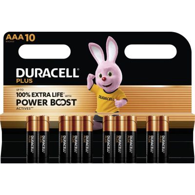 Duracell Plus Power Boost AAA Battery 10 pack wholesale