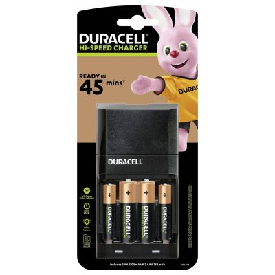 Duracell battery NiMH, universal quick charger CEF27, AA/AAA incl. 2x batteries each, Mignon AA/Micro AAA wholesale