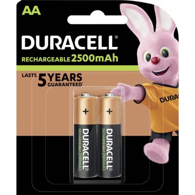 Duracell PreCharged AA battery (rechargeable) 2 pack wholesale