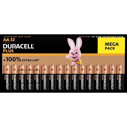 Duracell Plus-AA BP32 AA battery Alkali-manganese 1.5 V 32 pack