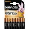 Duracell Plus Power Boost AAA battery Alkali-manganese 1.5 V 8 pack