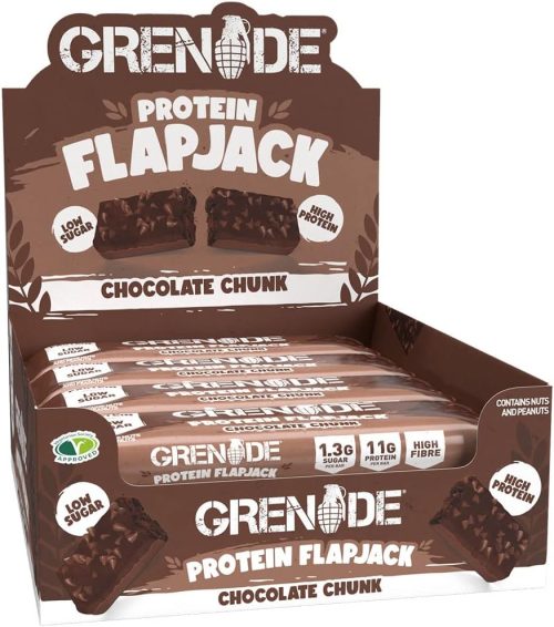Grenade Protein Flapjack - Chocolate Chunk 45 g (Box of 12)