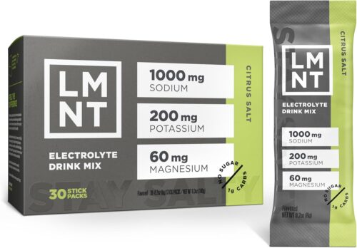 LMNT Zero Sugar Electrolytes - Citrus Salt | Drink Mix | 30-Count