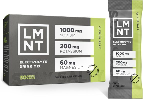 LMNT Zero Sugar Electrolytes Citrus Salt Drink Mix 30 Count wholesale