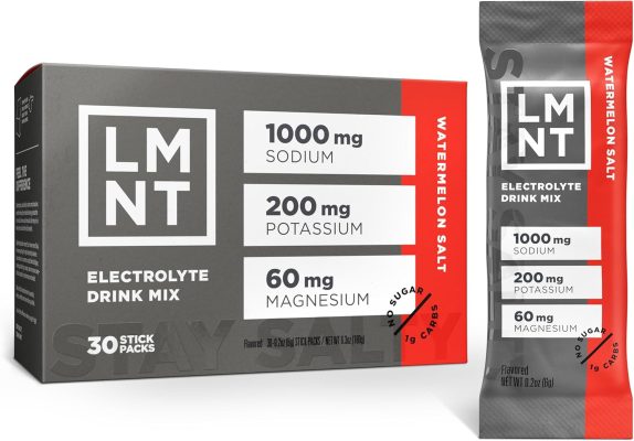 LMNT Zero Sugar Electrolytes Watermelon Salt Drink Mix 30 Count wholesale
