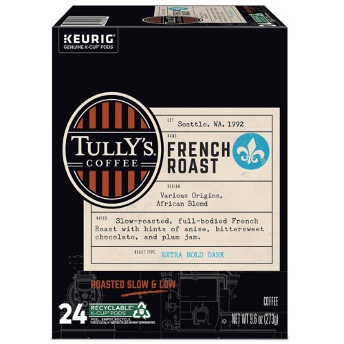 Tully's Coffee French Roast 24 Count