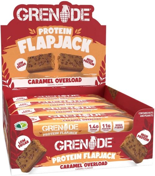 Grenade Protein Flapjack - Caramel Overload 45 g (Box of 12)