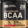 Optimum Nutrition Gold Standard BCAA Train + Sustain Pre-Workout Powder, Strawberry Kiwi, 266g (28 Servings), with Amino Acids, Electrolytes & Vitamins.