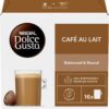 NESCAFÉ Dolce Gusto Café Au Lait Coffee Pods 16 Capsules (16 Servings)