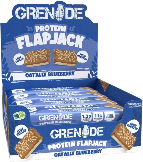 Grenade Protein Flapjack - Oat'ally Blueberry 45 g (Box of 12)