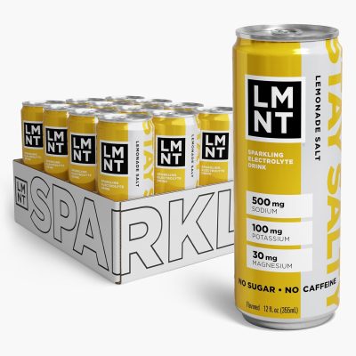 LMNT Sparkling Electrolyte Drink Lemonade Salt 12 Count wholesale