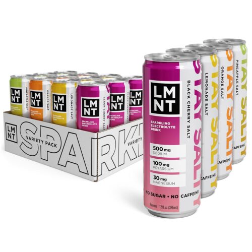 LMNT Sparkling Electrolyte Drink - Variety Pack | 12-Count