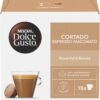NESCAFÉ DOLCE GUSTO Cortado Espresso Macchiato Coffee Pods 16 Capsules