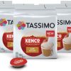 Tassimo Kenco Café au Lait Coffee Pods x16 (Pack of 5, Total 80 Capsules)