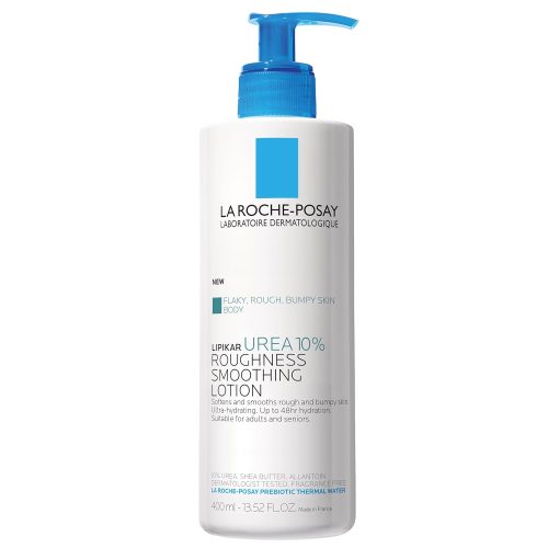 La Roche-Posay Lipikar Urea 10% Roughness Smoothing Lotion, Body Lotion, 13.52 fl oz / 400 ml