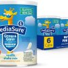 PediaSure Grow & Gain with Immune Support Shake Mix Powder Vanilla, 14.1 oz Can, Pack of 6