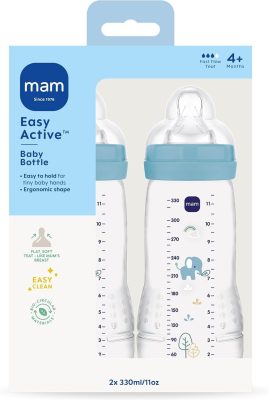 MAM Easy Active Bottles 4m+ Blue 2 × 330 ml wholesale