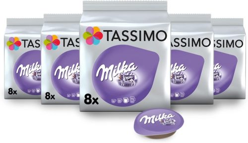 Tassimo Milka Hot Chocolate Pods x8 (Pack of 5, Total 40 Drinks)