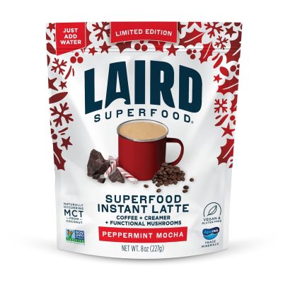 Laird Superfood Peppermint Mocha Instant Latte 8 oz wholesale