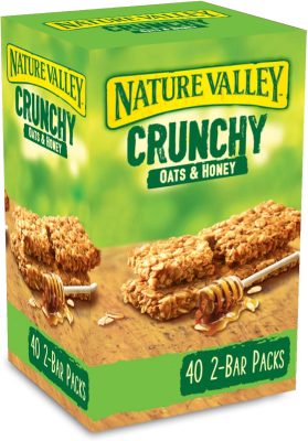 Nature Valley Crunchy Granola Bars Oats 'n' Honey 40 Pack (2 Bars Per Pack) wholesale