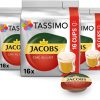 Tassimo Jacobs Café Au Lait Coffee Pods x16 (Pack of 5, Total 80 Drinks)