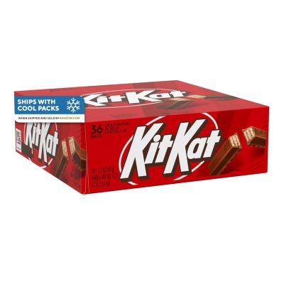 KIT KAT Milk Chocolate Wafer Candy Bars, 1.5 oz (36 Count) wholesale