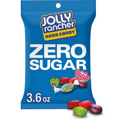 JOLLY RANCHER Zero Sugar Assorted Fruit Flavored Hard Candy Bags 3.6 oz (12 Count) wholesale