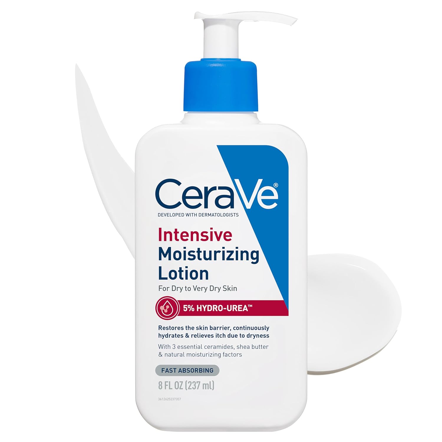 CeraVe Intensive Moisturizing Lotion, Hydro-Urea + Shea Butter, 8 fl oz / 237 ml