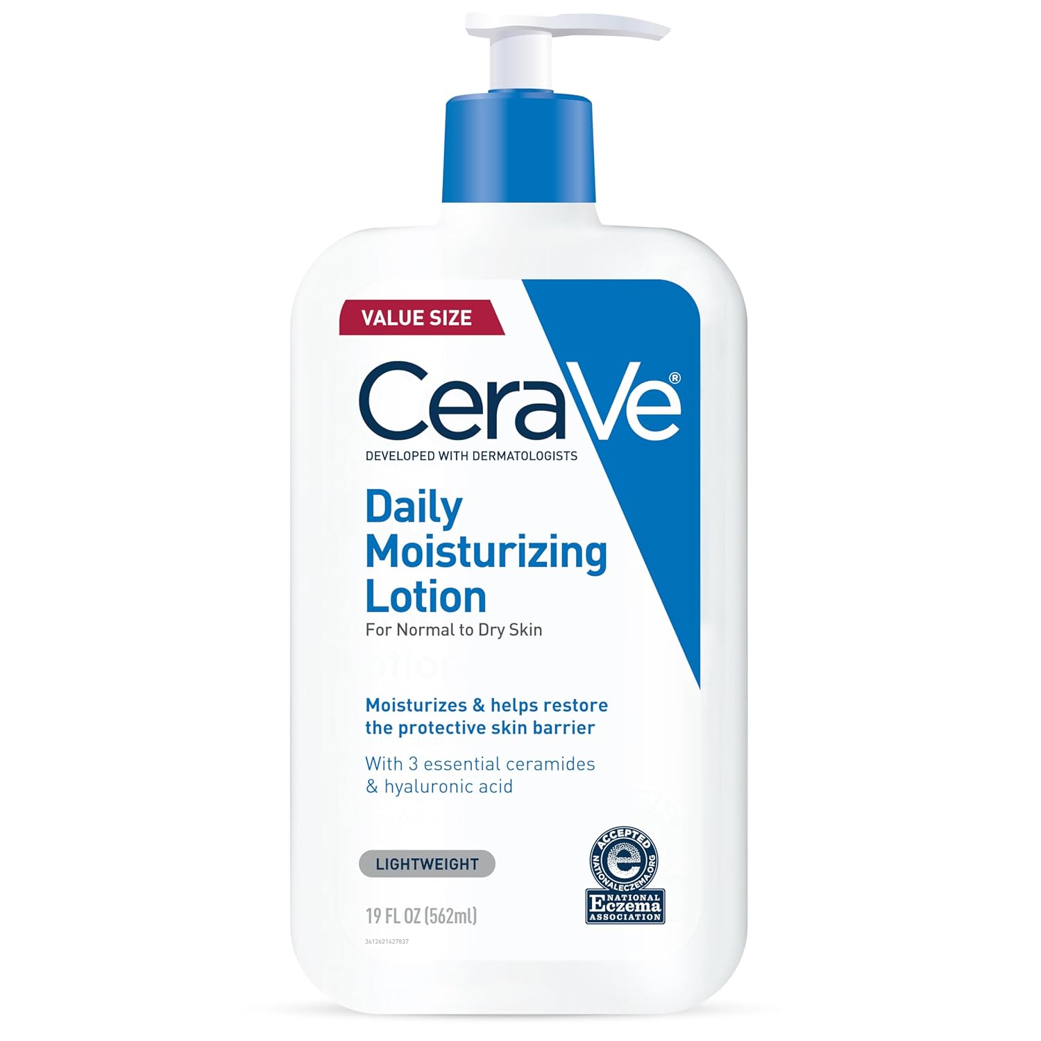 CeraVe Daily Moisturizing Lotion for Normal to Dry Skin, 19 fl oz / 562 ml