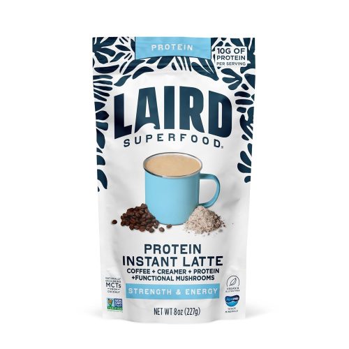 Laird Superfood Protein Instant Latte 8 oz. Bag