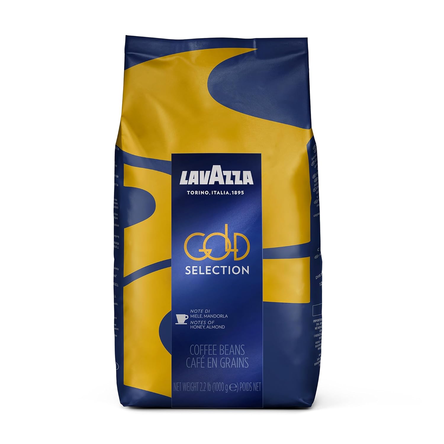 Lavazza Gold Selection Whole Bean Coffee, 2.2 lb / 1 kg